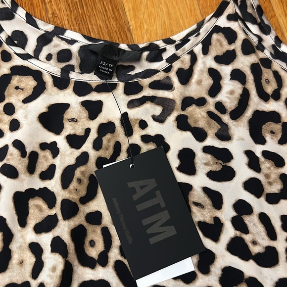 NWT ATM Leopard Print Camisole - Picture 2 of 3